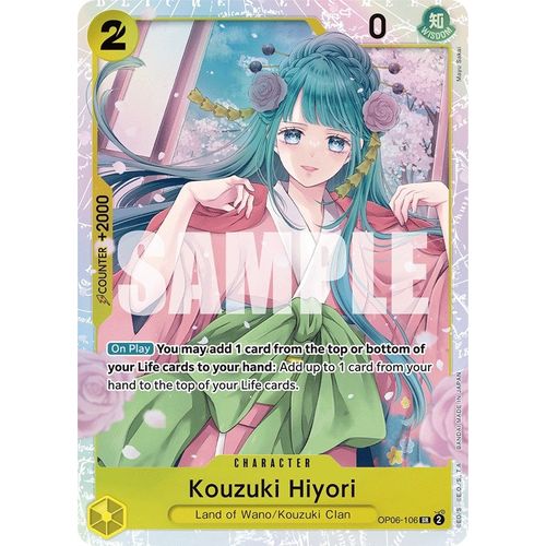nekozuki Kouzuki Hiyori (OP06-106) [Wings of the Captain]
