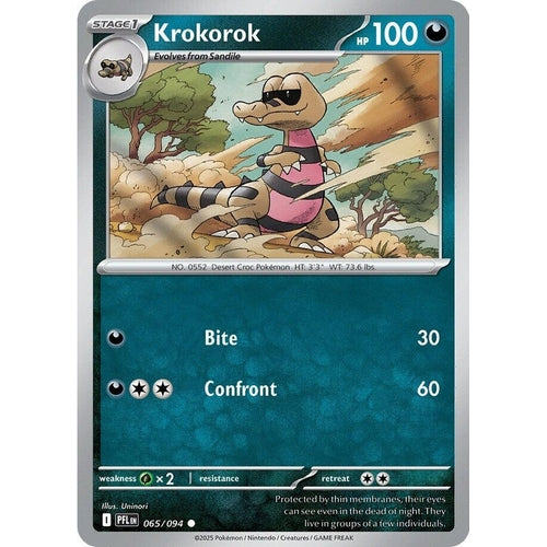 Krokorok (065/094) (ME02: Phantasmal Flames) - PokéBox Australia