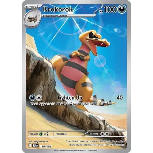 Krokorok (136/086) (SV: Black Bolt) - PokéBox Australia