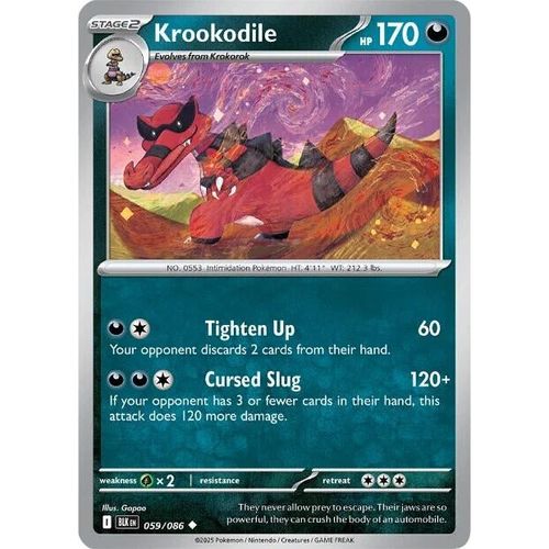 Krookodile (059/086) (SV: Black Bolt) - PokéBox Australia