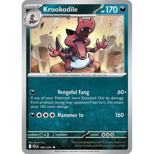 Krookodile (066/094) (ME02: Phantasmal Flames) - PokéBox Australia