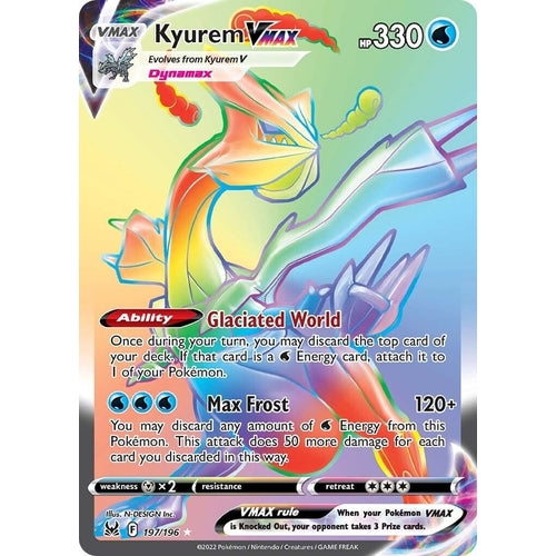 Kyurem VMAX (Secret) (197/196) (SWSH11: Lost Origin) - PokéBox Australia