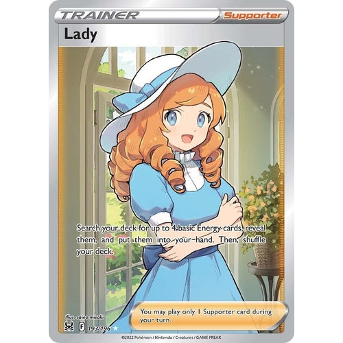 Lady (Full Art) (193/196) (SWSH11: Lost Origin) - PokéBox Australia