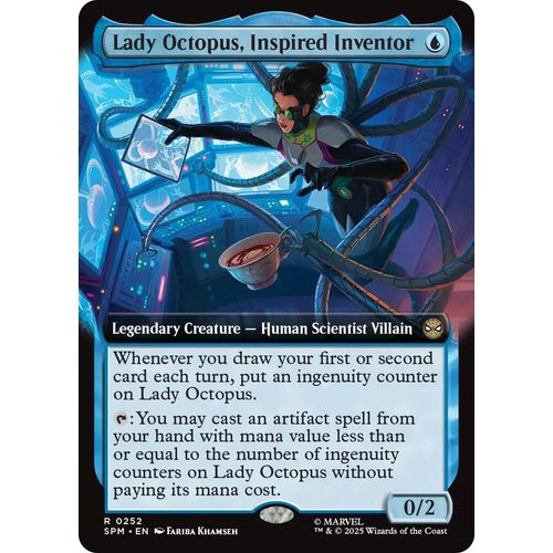 Lady Octopus, Inspired Inventor (Extended Art) (252) (Marvel's Spider - Man) - PokéBox Australia