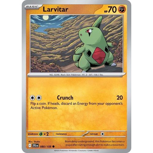 Larvitar (080/159) (SV09: Journey Together) - PokéBox Australia