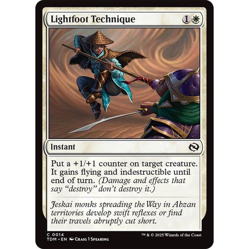 Lightfoot Technique (14) (Tarkir: Dragonstorm) - PokéBox Australia