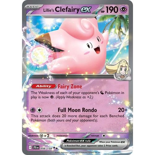 Lillie's Clefairy ex (056/159) (SV09: Journey Together) - PokéBox Australia