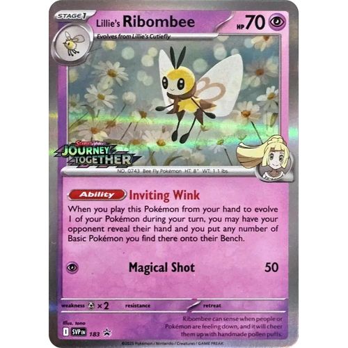 Lillie's Ribombee - 183 (Prerelease) (183) (SV: Scarlet & Violet Promo Cards) - PokéBox Australia