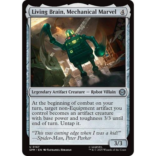 Living Brain, Mechanical Marvel (167) (Marvel's Spider - Man) - PokéBox Australia