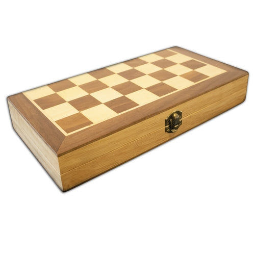 LPG Classics Wooden Folding Chess/Checkers/Backgammon Set 30cm - PokéBox Australia
