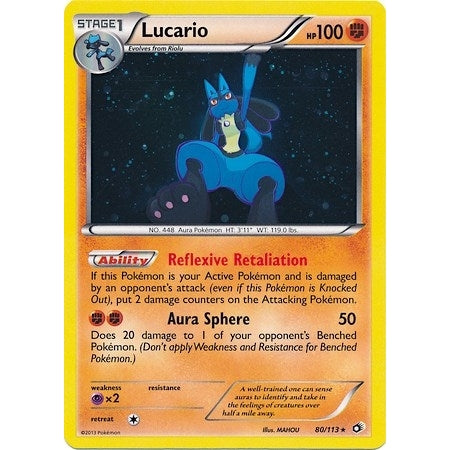 Lucario - 80/113 (Cosmos Holo) (080/113) (Miscellaneous Cards & Products) - PokéBox Australia