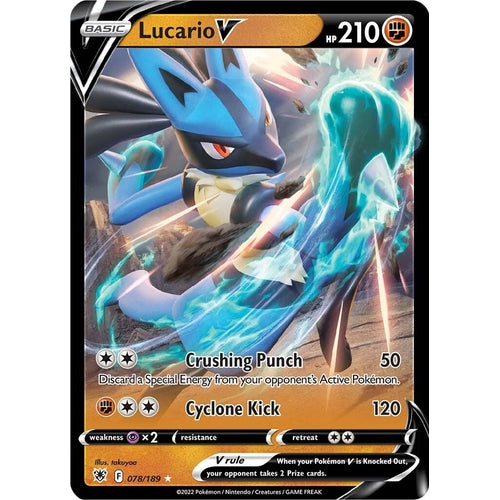 Lucario V (078/189) (SWSH10: Astral Radiance) - PokéBox Australia