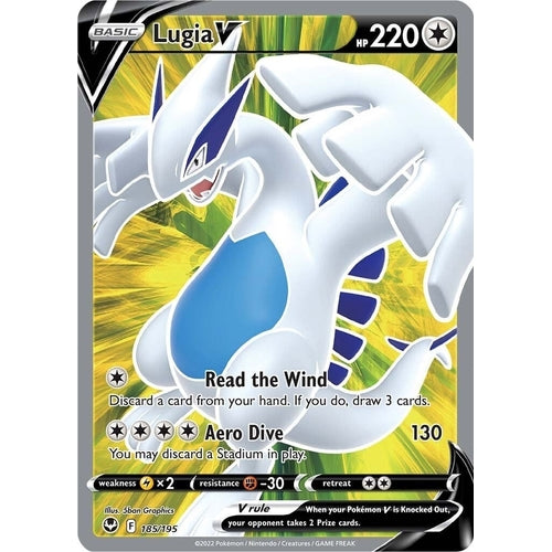Lugia V (Full Art) (185/195) (SWSH12: Silver Tempest) - PokéBox Australia