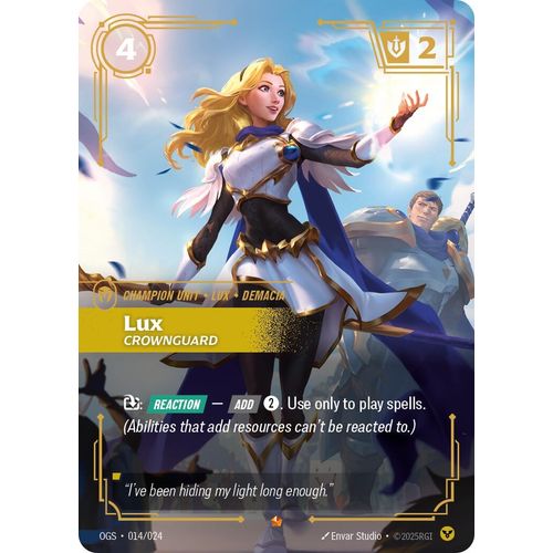 Lux - Crownguard (014/024) (Origins: Proving Grounds) - PokéBox Australia