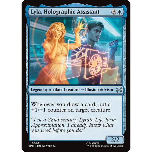 Lyla, Holographic Assistant (7) (Marvel's Spider - Man: Eternal - Legal) - PokéBox Australia