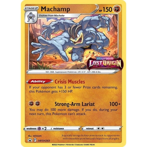 Machamp - SWSH243 (Prerelease) (SWSH243) (SWSH: Sword & Shield Promo Cards) - PokéBox Australia