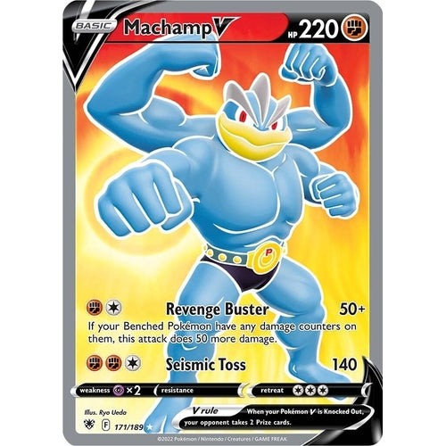 Machamp V (Full Art) (171/189) (SWSH10: Astral Radiance) - PokéBox Australia