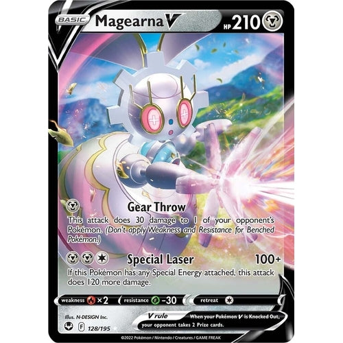 Magearna V (128/195) (SWSH12: Silver Tempest) - PokéBox Australia
