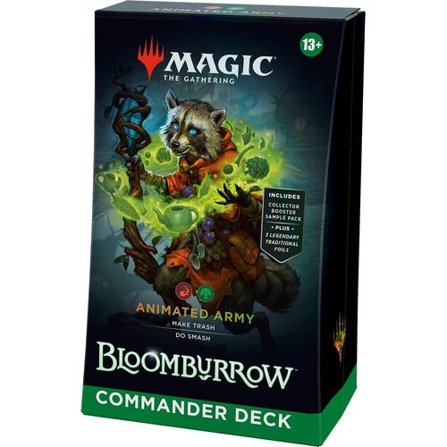Magic The Gathering | Bloomburrow Commander Deck - Animated Army (Red/Green) - PokéBox Australia