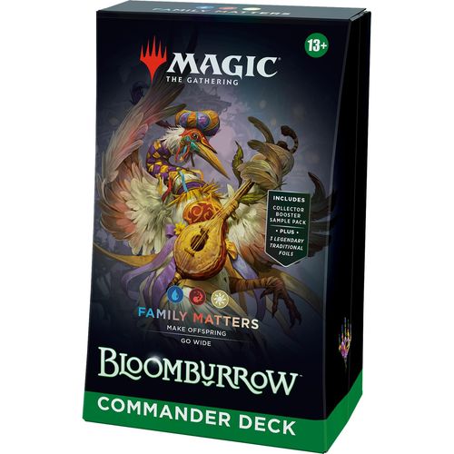 Magic The Gathering | Bloomburrow Commander Deck - Family Matters (Blue/Red/White) - PokéBox Australia