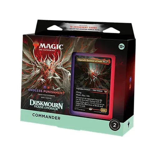 Magic The Gathering | Duskmourn: House of Horror Commander Deck - Endless Punishment (Black/Red) - PokéBox Australia