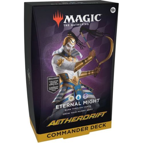 Magic The Gathering | Eternal Might (White/Blue/Black) Aetherdrift Commander Deck - PokéBox Australia
