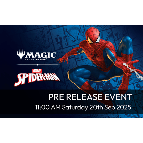 Magic The Gathering | Spiderman - Prerelease Ticket - 11:00 AM Saturday 20th September 2025 - PokéBox Australia