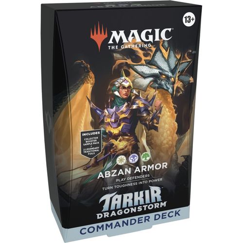 Magic The Gathering | Tarkir: Dragonstorm - Abzan Armour (White/Black/Green) Commander Deck - PokéBox Australia