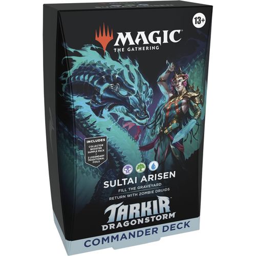 Magic The Gathering | Tarkir: Dragonstorm - Sultai Arisen (Black/Green/Blue) Commander Deck - PokéBox Australia