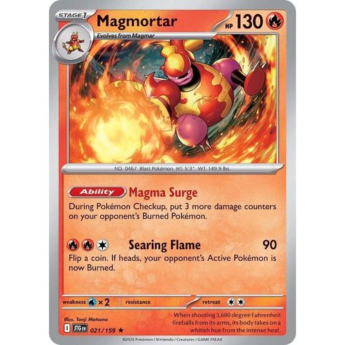 Magmortar (021/159) (SV09: Journey Together) - PokéBox Australia