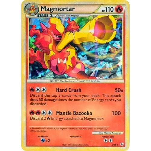 Magmortar - 2/95 (Cracked Ice Holo) (002/095) (Miscellaneous Cards & Products) - PokéBox Australia