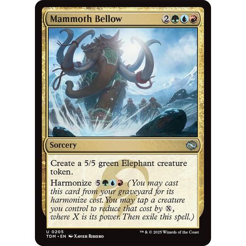 Mammoth Bellow (205) (Tarkir: Dragonstorm) - PokéBox Australia