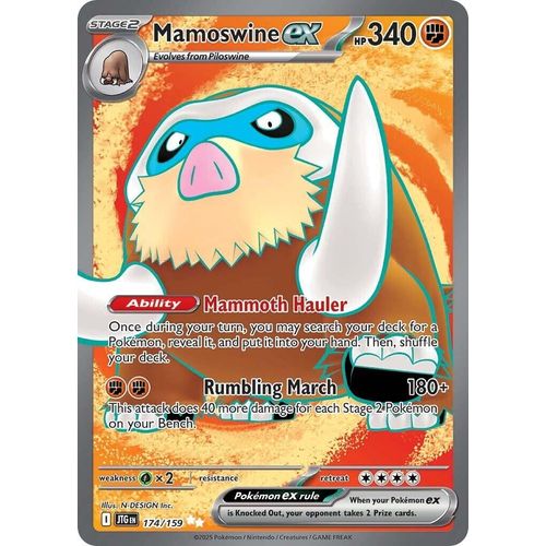 Mamoswine ex (174/159) (SV09: Journey Together) - PokéBox Australia