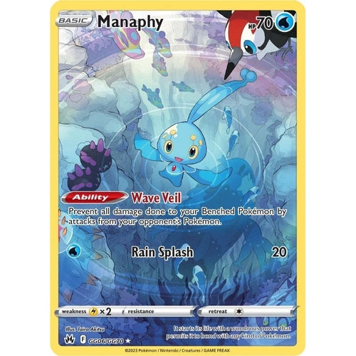 Manaphy (GG06/GG70) (Crown Zenith: Galarian Gallery) - PokéBox Australia