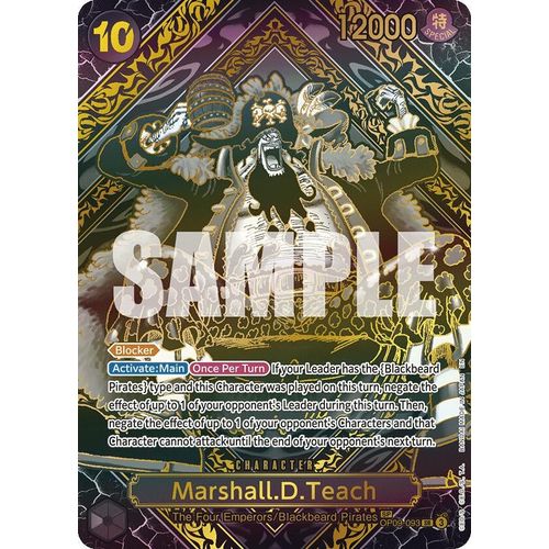 Marshall.D.Teach (SP) (Gold) (OP09 - 093) (Legacy of the Master) - PokéBox Australia