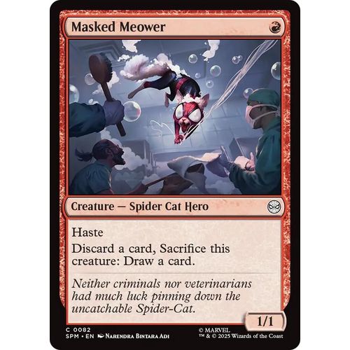 Masked Meower (82) (Marvel's Spider - Man) - PokéBox Australia