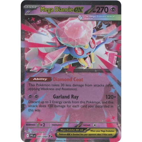 Mega Diancie ex (041/094) (ME02: Phantasmal Flames) - PokéBox Australia