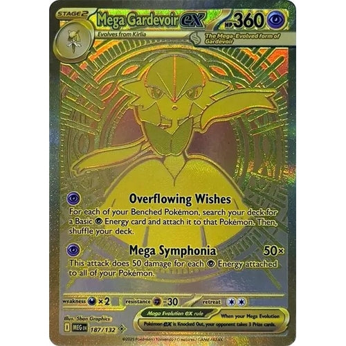 Mega Gardevoir ex (187/132) (ME01: Mega Evolution) - PokéBox Australia