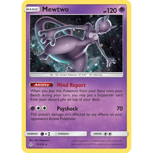 Mewtwo - 75/214 (Cosmos Holo) (Costco Exclusive) (075/214) (Miscellaneous Cards & Products) - PokéBox Australia