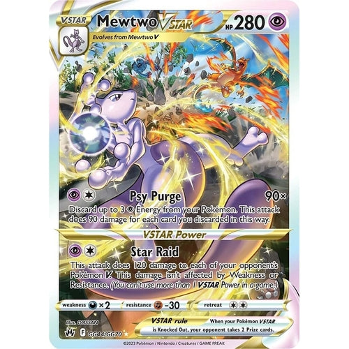 Mewtwo VSTAR (GG44/GG70) (Crown Zenith: Galarian Gallery) - PokéBox Australia
