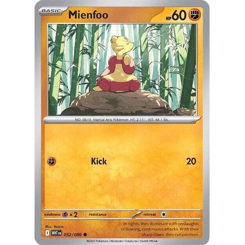 Mienfoo (052/086) (SV: White Flare) - PokéBox Australia