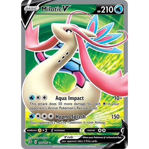 Milotic V (Full Art) (179/192) (SWSH02: Rebel Clash) - PokéBox Australia