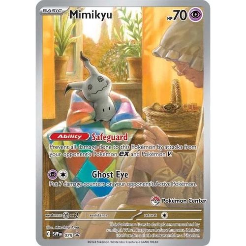 Mimikyu - 075 (Pokemon Center Exclusive) (075) (SV: Scarlet & Violet Promo Cards) - PokéBox Australia