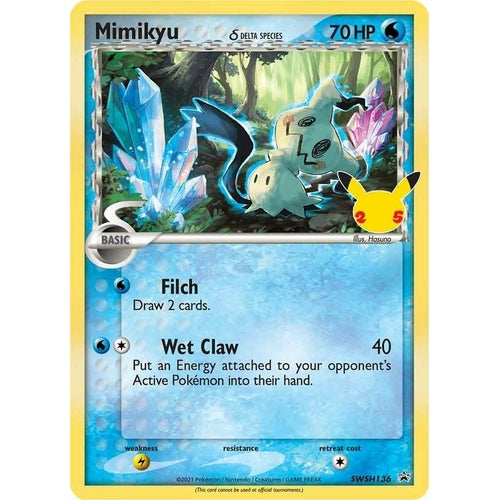 Mimikyu (Delta Species) - SWSH136 (SWSH136) (SWSH: Sword & Shield Promo Cards) - PokéBox Australia