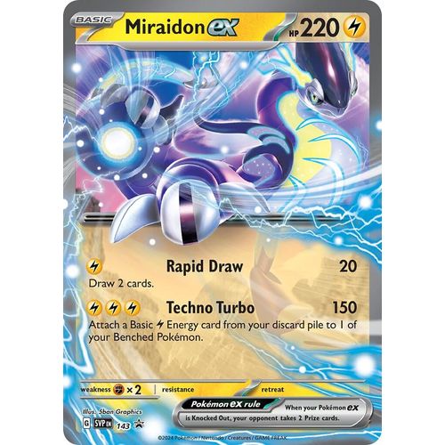 Miraidon ex - 143 (143) (SV: Scarlet & Violet Promo Cards) - PokéBox Australia