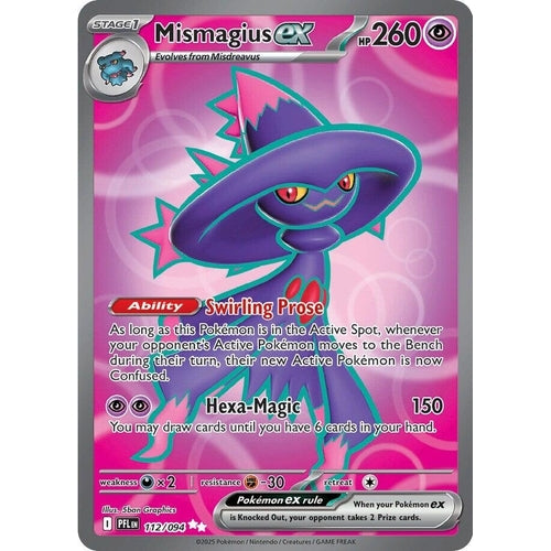 Mismagius ex (112/094) (ME02: Phantasmal Flames) - PokéBox Australia