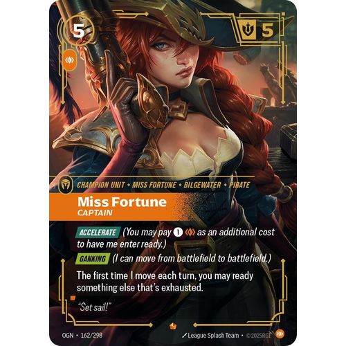Miss Fortune - Captain (162/298) (Origins) - PokéBox Australia