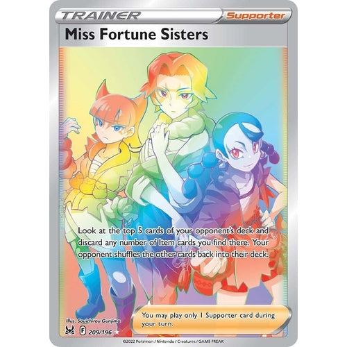 Miss Fortune Sisters (Secret) (209/196) (SWSH11: Lost Origin) - PokéBox Australia