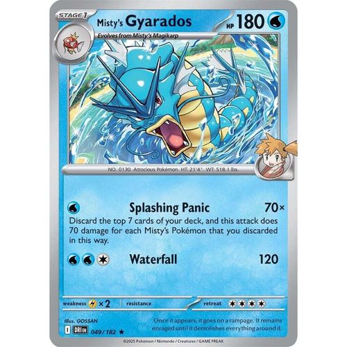 Misty's Gyarados (049/182) (SV10: Destined Rivals) - PokéBox Australia