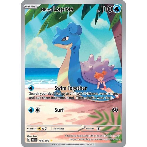Misty's Lapras (194/182) (SV10: Destined Rivals) - PokéBox Australia